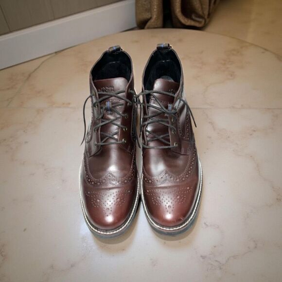 Men’s Nunn Bush Odell Wingtip Lace Up Chukka Boot Size 10.5 - Picture 1 of 8